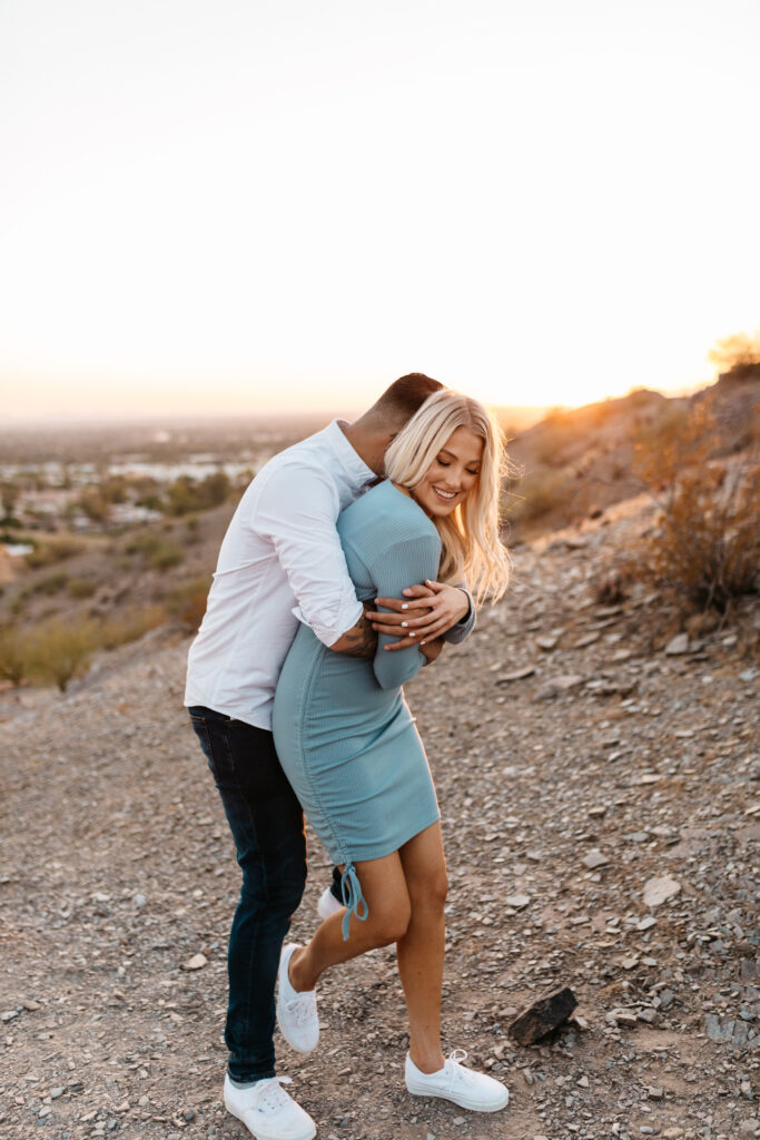 Sunset Engagement photos in Phoenix, Arizona