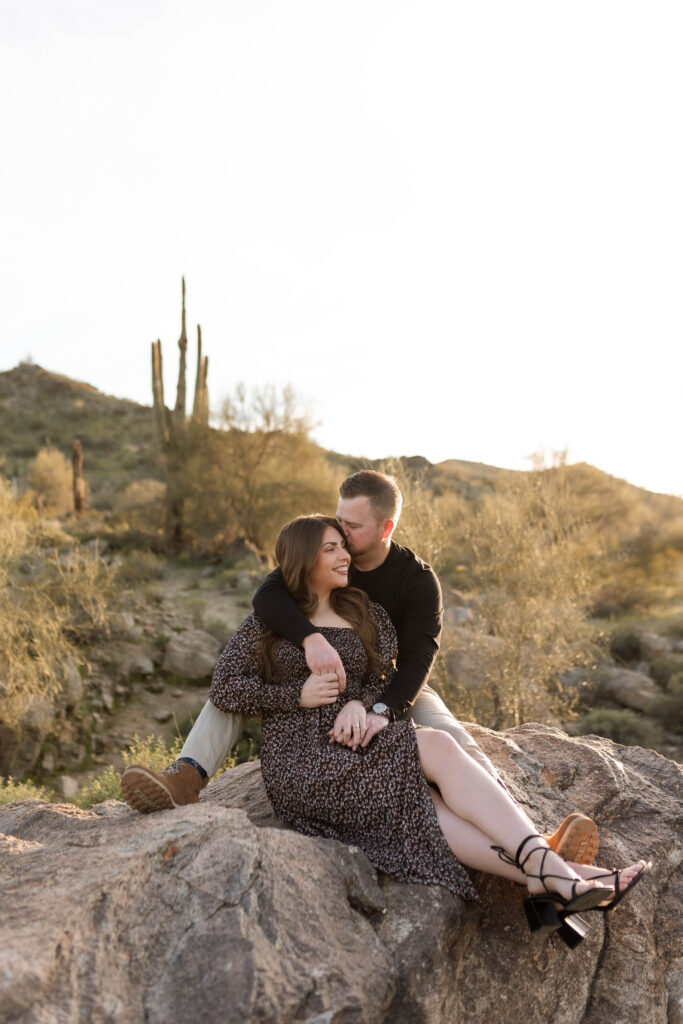 Elegant Engagement Session at South Mountain in Phoenix Arizona