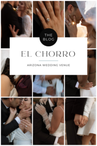 el chorro wedding venue blog post with photos of brides and grooms on their wedding days